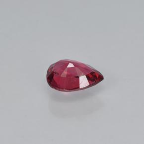 Espinélio vermelho natural 0,35ct, formato de pêra, VVS-VS