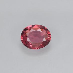 Espinélio vermelho natural 0,45ct, corte oval, VVS-VS