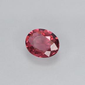 Espinélio vermelho natural 0,45ct, corte oval, VVS-VS