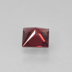 Espinélio Vermelho Sangue Profundo Natural 0.38ct, Quadrado, VVS-VS