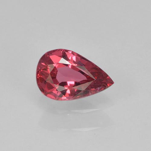 Espinélio vermelho médio Natural 0.40ct, Formato de pêra, VS