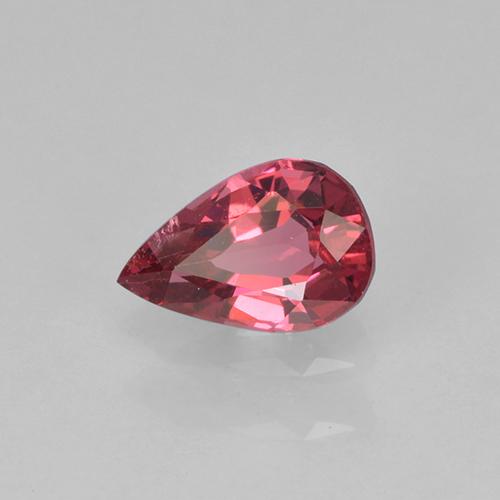 Espinélio vermelho médio Natural 0.40ct, Formato de pêra, VS