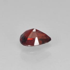 Espinélio Vermelho Sangue Profundo Natural 0.39ct, Formato de pêra, VVS-VS