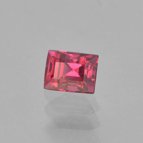 Espinélio vermelho natural 0,31ct, baguete, VVS-VS