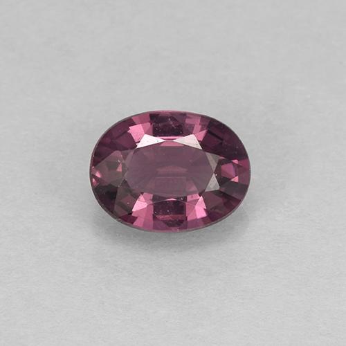 Espinélio roxo natural 1,03ct, corte oval, VVS