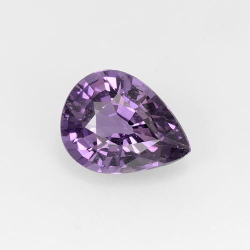Espinélio Violeta Profundo Natural 1.01ct, Formato de pêra, VS
