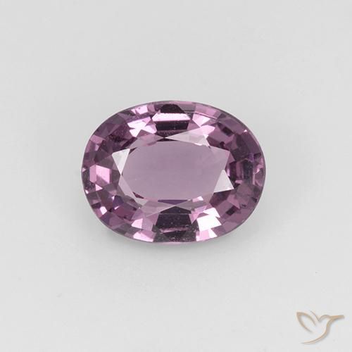 Espinélio uva roxa Natural 1,27ct, Corte Oval, VVS-VS