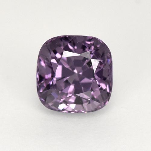 Espinélio violeta natural 1,02ct, almofada cortada, VVS