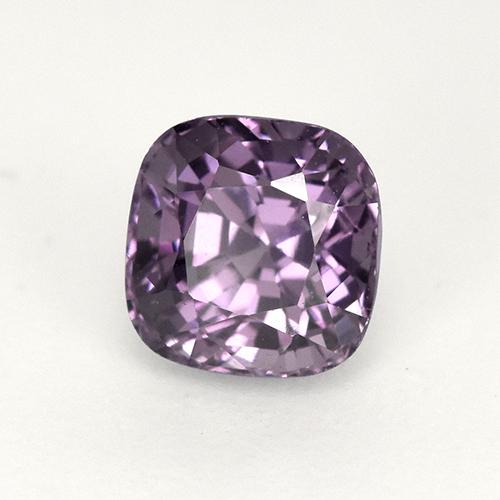 Espinélio violeta natural 1,02ct, almofada cortada, VVS