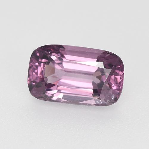 Espinélio roxo natural 1,05ct, almofada cortada, VVS-VS