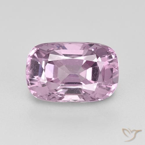 1.33ct Natural Roxo Rosado Muito Claro Espinélio, Almofada, VVS-VS