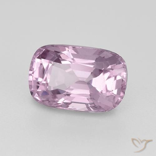 Espinélio Roxo Rosado Muito Claro Natural 1.33ct, Almofada, VVS-VS
