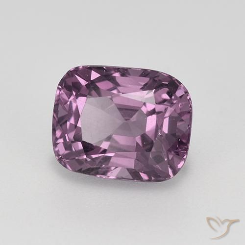 Espinélio uva roxa Natural 1.41ct, Almofada cortada, VVS-VS