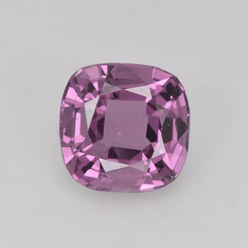 Espinélio roxo natural 1,03ct, almofada cortada, VS