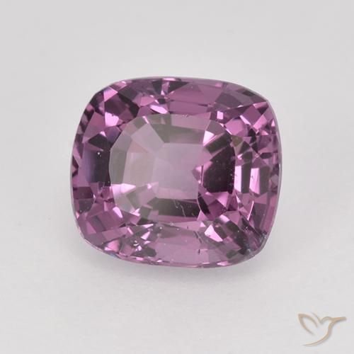 Espinélio Boysenberry Natural 1.36ct, Almofada, VVS-VS
