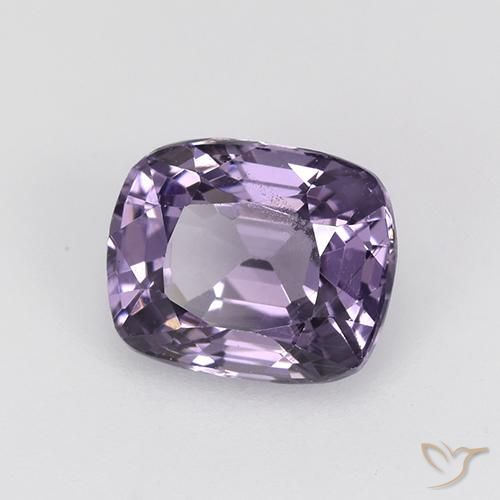 Espinélio Violeta escuro Natural 1.29ct, Almofada, VVS-VS