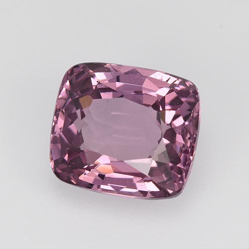 Espinélio rosa natural 1,61ct, almofada cortada, VVS-VS