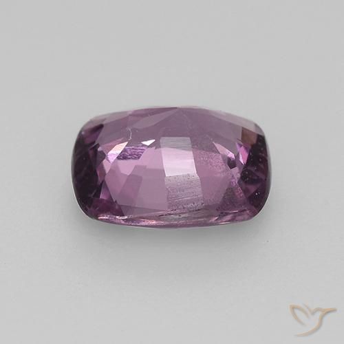Espinélio Luz roxa Natural 1.04ct, Almofada, VS