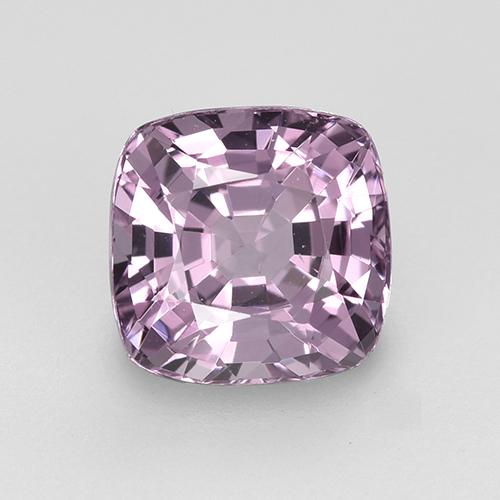 Espinélio roxo natural 1,59ct, almofada cortada, VVS