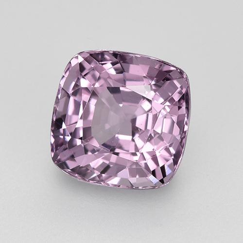 Espinélio roxo natural 1,59ct, almofada cortada, VVS