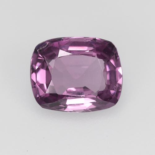 Espinélio roxo natural 0,94ct, almofada cortada, VVS