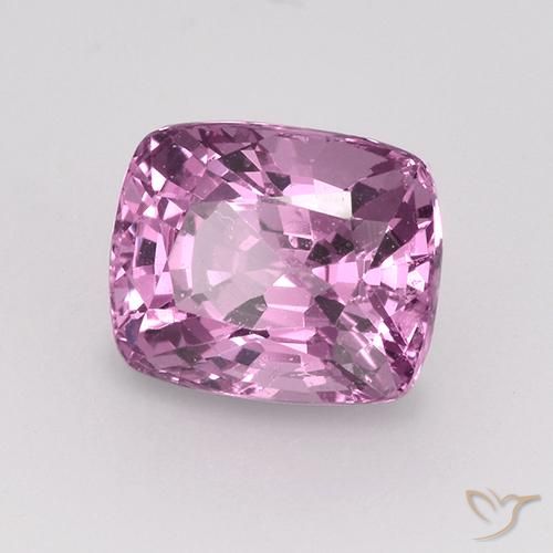 Espinélio roxo médio Natural 1.36ct, Almofada, VS