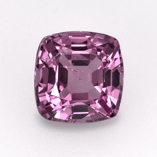 Espinélio roxo natural 1,42ct, almofada cortada, VS