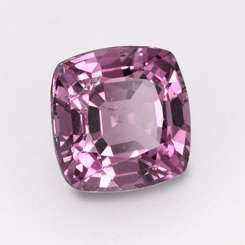 Espinélio roxo natural 1,42ct, almofada cortada, VS