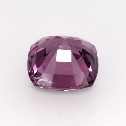 Espinélio roxo natural 1,42ct, almofada cortada, VS