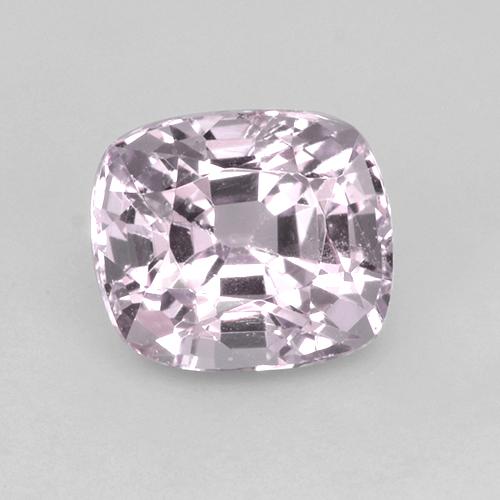 Espinélio rosa natural 1,39ct, almofada cortada, VS