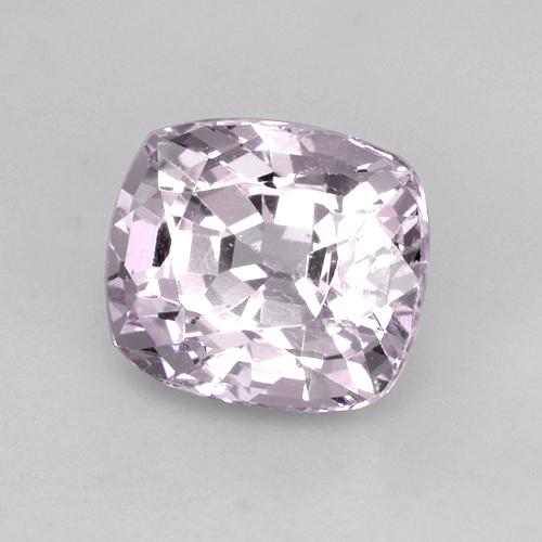 Espinélio rosa natural 1,39ct, almofada cortada, VS