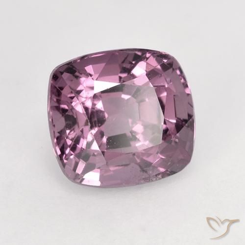 Espinélio roxo médio Natural 1.30ct, Almofada, VS