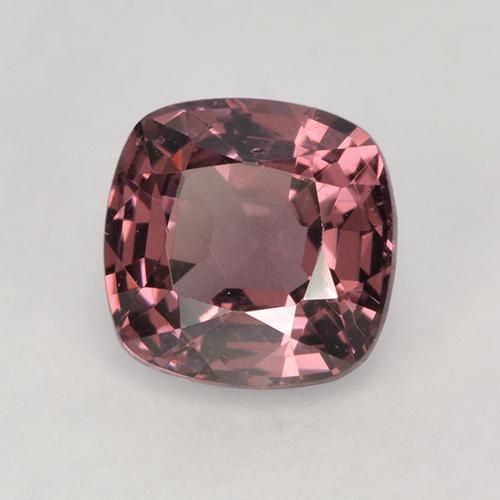 Espinélio roxo natural 1,27ct, almofada cortada, VS