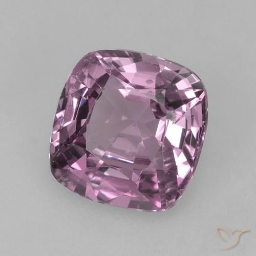 Espinélio Roxo médio-escuro Natural 1.16ct, Almofada, VS