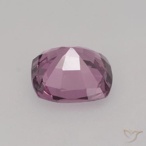 Espinélio Luz roxa Natural 0.87ct, Almofada, VS
