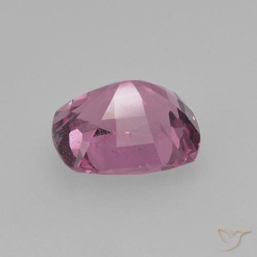 Espinélio roxo natural 1,02ct, almofada cortada, VS