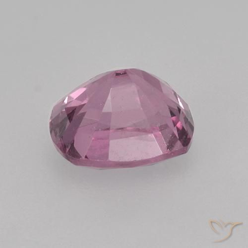 Espinélio Roxo avermelhado claro Natural 1.19ct, Almofada, VS