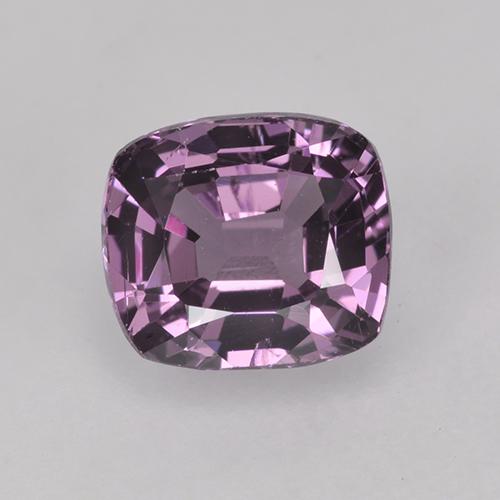 Espinélio roxo natural 1,56ct, almofada cortada, VVS