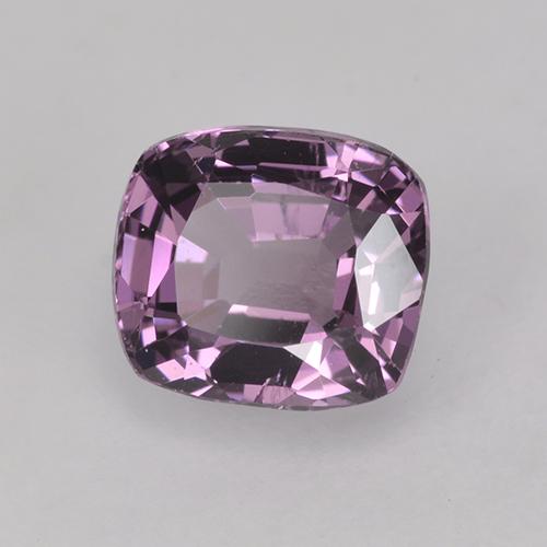 Espinélio roxo natural 1,56ct, almofada cortada, VVS