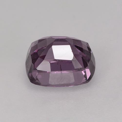 Espinélio roxo natural 1,56ct, almofada cortada, VVS