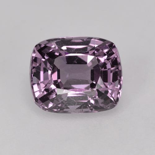 Espinélio roxo natural 1,42ct, almofada cortada, VVS-VS