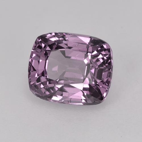 Espinélio roxo natural 1,42ct, almofada cortada, VVS-VS