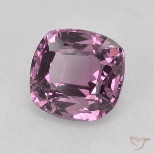 Espinélio roxo médio Natural 1.27ct, Almofada, VVS-VS