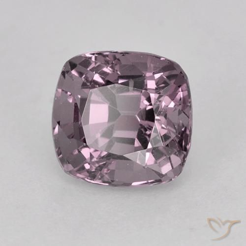 Espinélio cinza roxo Natural 1.56ct, Almofada, VVS-VS