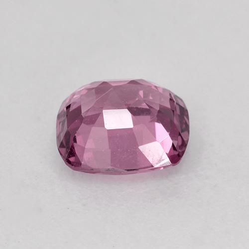 Espinélio Roxo avermelhado claro Natural 0.91ct, Almofada cortada, VVS-VS