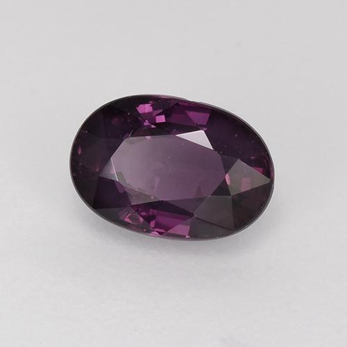Espinélio Roxo profundo Natural 0.79ct, Corte Oval, VS