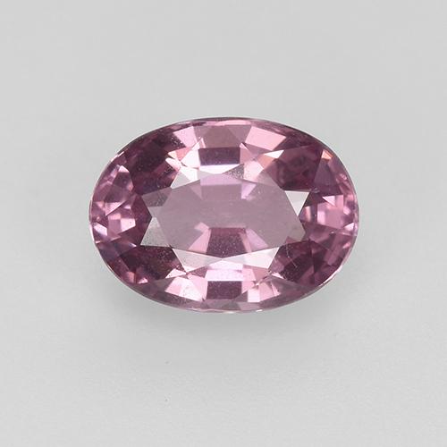 Espinélio roxo médio natural 0,78ct, corte oval, VVS-VS