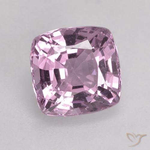 Espinélio roxo natural 1,72ct, almofada cortada, VS
