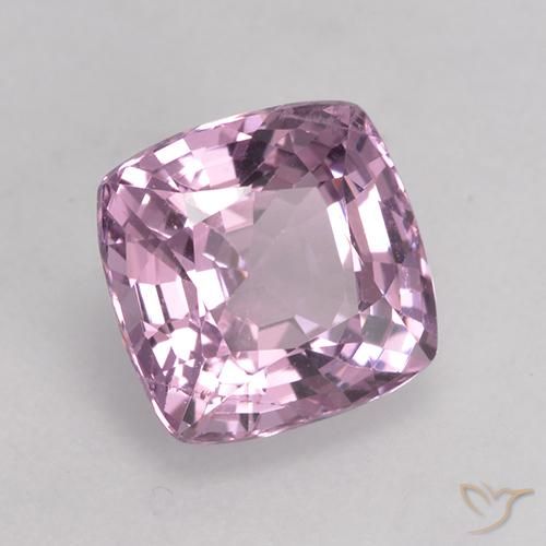 Espinélio roxo natural 1,72ct, almofada cortada, VS