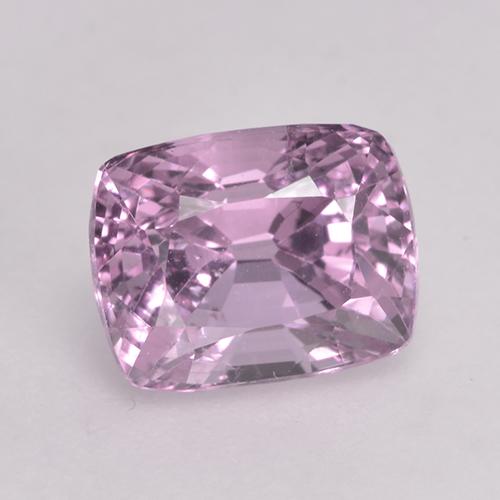Espinélio roxo médio natural 1,76ct, almofada cortada, VS